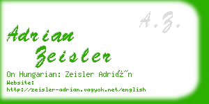adrian zeisler business card